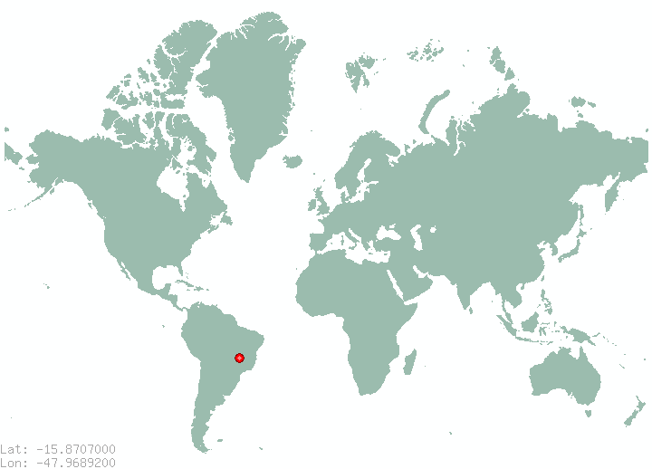 Nucleo Bandeirante in world map