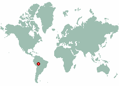 Rondonia in world map
