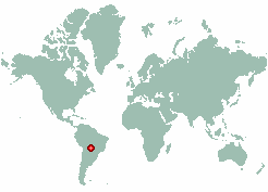 Nova Dourados in world map