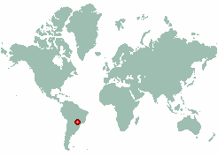 Tres Lagoas Airport in world map