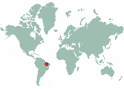 Cacete in world map